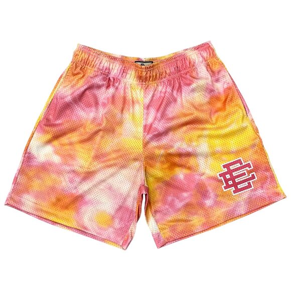 Eric Emanuel EE Basic Shorts Pink Tie Dye - Picture 1 of 3